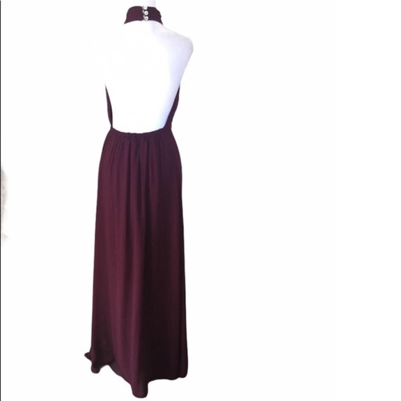 Show Me Your Mumu Collette Collar Maxi Merlot XS - Picture 4 of 15